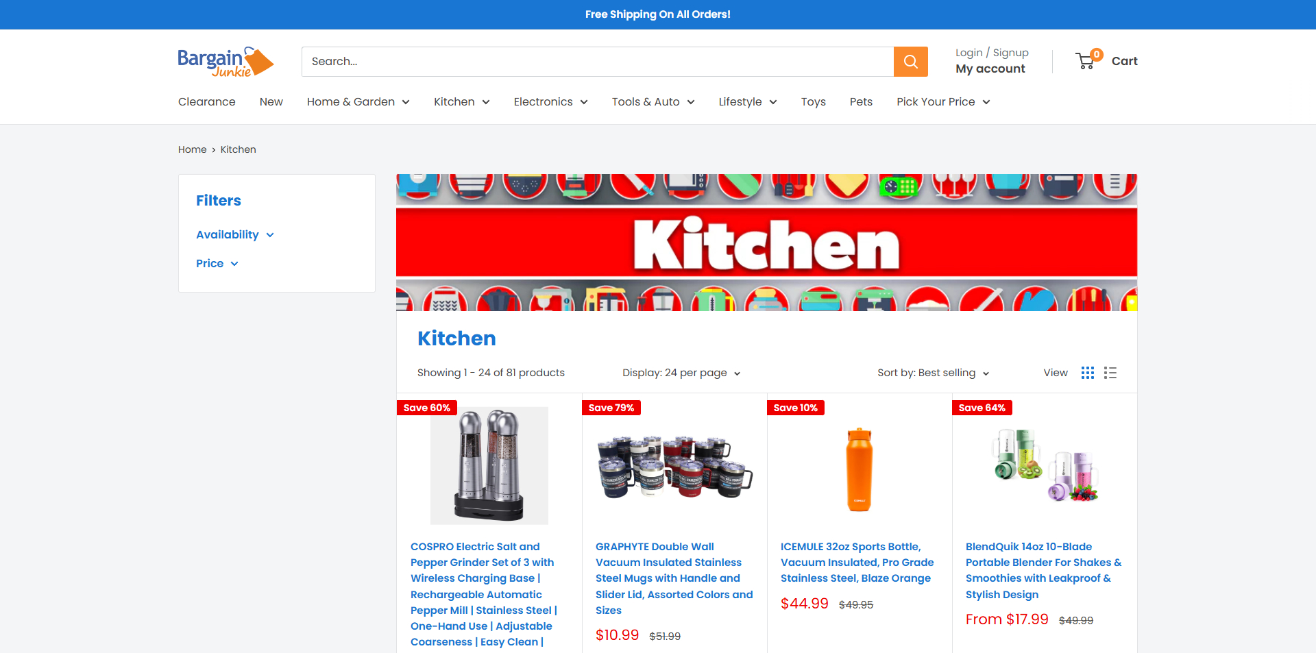 Bargain Junkie coupons